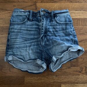 abercrombie kids girls jean denim shorts